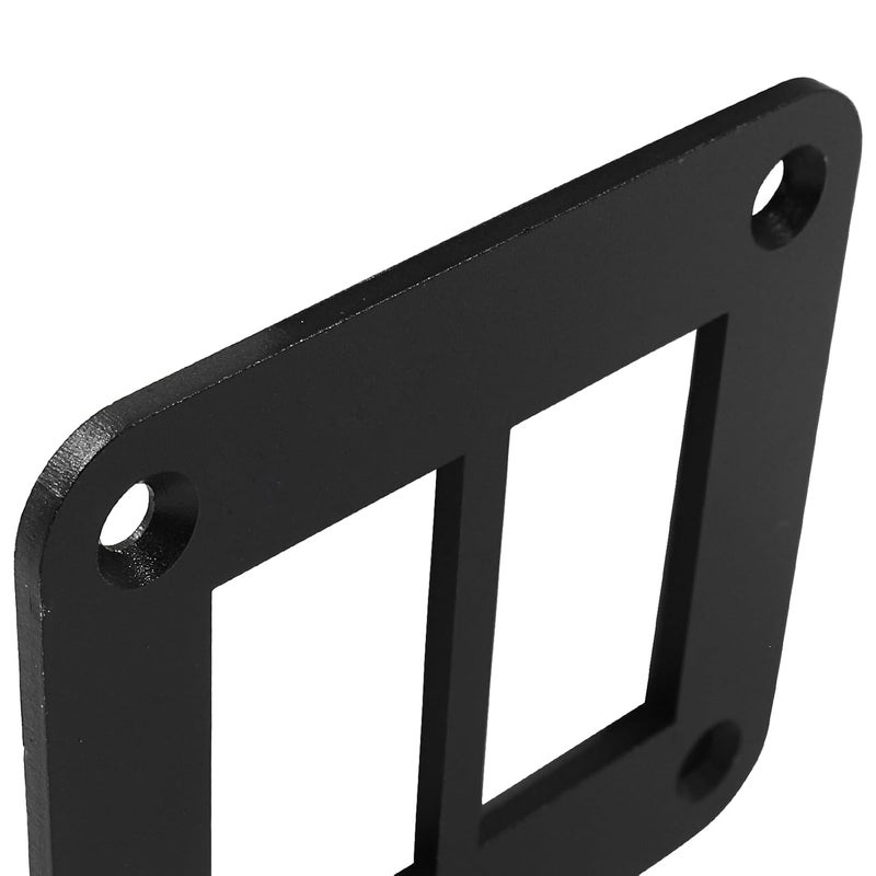 Coufce 2 Gang Black Switch Shell Bracket， Anodized Aluminium Rocker Switch Panel Housing Holder for Car Boat Marine Trailer Truck RV SUV ATV UTV（with Screws） - Image 4